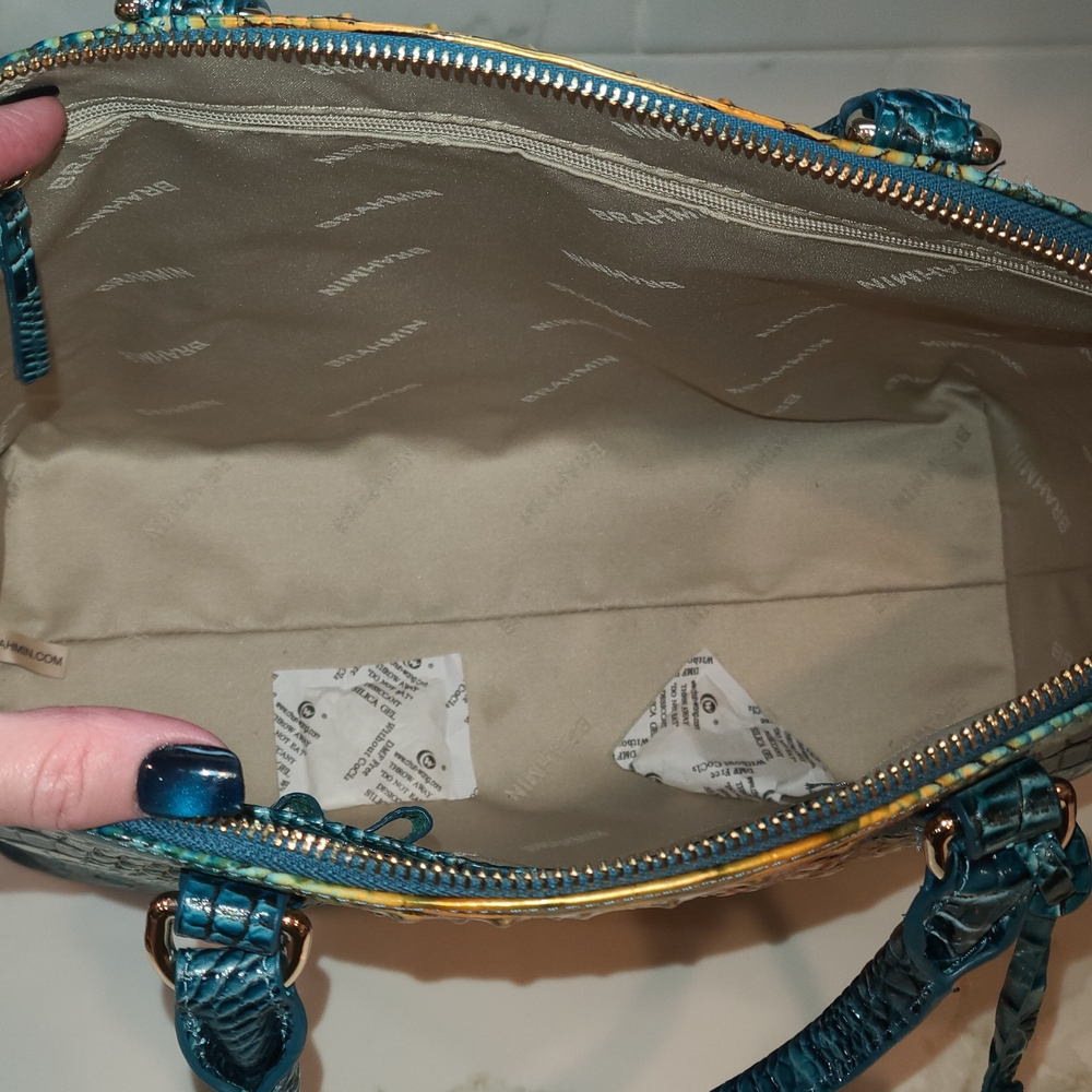 Brahmin NWT Large Duxbury Bermuda Ombre Melbourne SET W Ady Wallet NWT - Picture 16 of 16